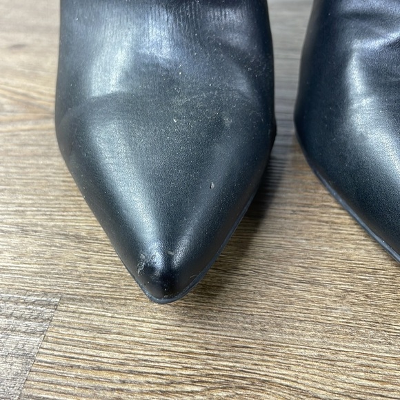 BCBGeneration Women’s Timoh Studded Pointed Toe Black Heeled Booties, size 7.5 - Picture 5 of 13